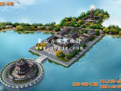 沧州寺庙建筑整体规划设计