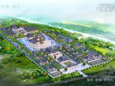 沧州古建筑工程施工方案总体规划图