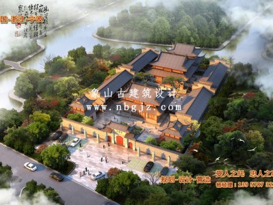 沧州天福寺重建规划效果图